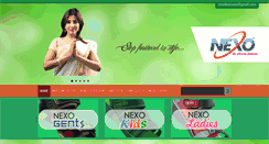 Desktop Screenshot of nexofootwear.com