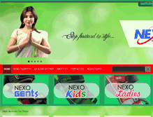 Tablet Screenshot of nexofootwear.com